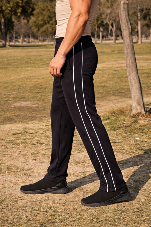 BLACK STRIPE TROUSER